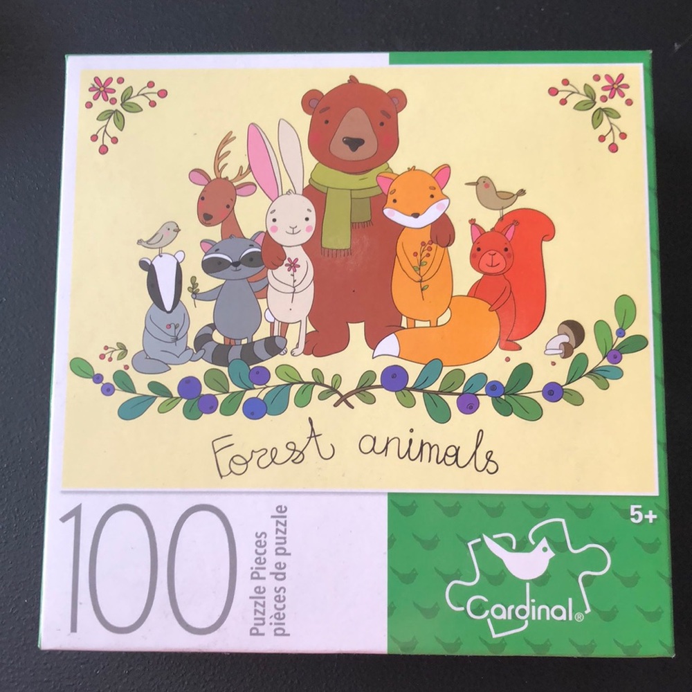 A 100 piece puzzle